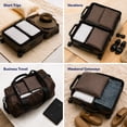 thumbnail image 3 of Brookstone Packing Cubes for Travel Multi-Functional Luggage Organizers for Suitcase 6 Piece, 3 of 7