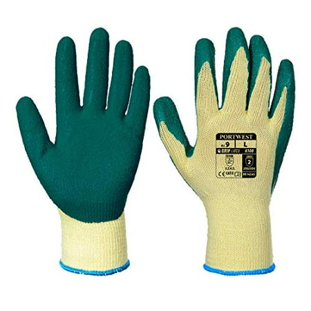 

Portwest A100 Handling Work Glove with Protective Palm Dipped Latex Grip ANSI Orange Large