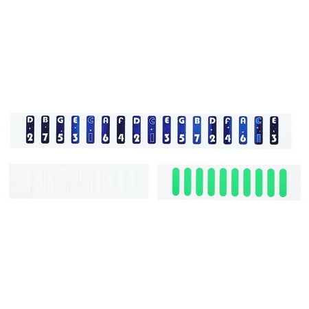 

FRCOLOR 1 Set Thumb Piano Scale Stickers Scale Stickers Accessories for Beginner