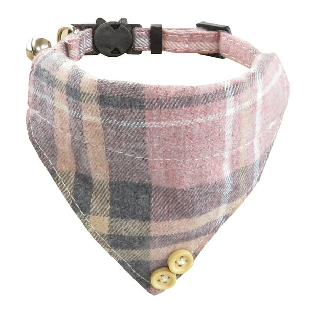 Cute Pet Partner Nuevo collar de gato británico Gentleman Style Bow Cat Collar Triangle Scarf Collar Set