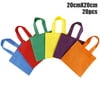 Jbhelth 20 Pcs Non-Woven Party Bags Rainbow Color Gift Bag Birthday Party Bags with Handles New