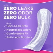 Always Discreet Adult Incontinence Pads for Women, Ultimate Absorbency, Long Length, Postpartum Pads, 112 Count