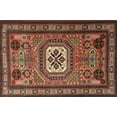 thumbnail image 1 of Ahgly Company Machine Washable Indoor Rectangle Traditional Saffron Red Area Rugs, 2' x 3', 1 of 7