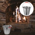 thumbnail image 2 of Cubo de ceniza galvanizado WeiWei con asa para uso en interiores y exteriores, 2 of 6