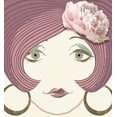 thumbnail image 2 of Sommers, Mindy 20x21 Black Ornate Wood Framed with Double Matting Museum Art Print Titled - Carnaby Girl, 2 of 4