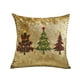 thumbnail image 2 of Christmas Pillow Cover Santa Claus Christmas Tree Printed Embroidery Cushion Pad Holiday Decoration Cushion Cover, 2 of 7