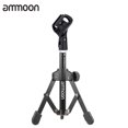 thumbnail image 1 of ammoon MS-12 Mini Foldable Adjustable Desktop Tripod Microphone Stand with MC3 Mic Clip Holder Bracket for Meeting Lectures Podcasts, 1 of 7