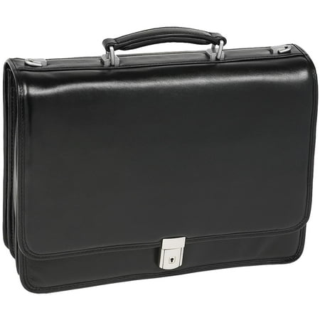 River North Leather Laptop Briefcase