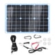 thumbnail image 1 of Kit de Panel Solar Ouitble 20W 18V Flexible Cargador Portátil para RV Camping Ticfox, 1 of 14