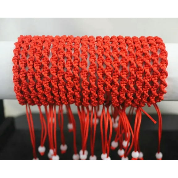 GKNET Wholesale Lots 50pcs Red Bracelets Women Trendy Delicate Jewelry Lady's Bracelet