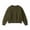 Dark Green, variant on GobdXE Girls Solid Round Neck Relax Long Sleeve Rib Hem Casual Knit Pullover Grey,9-10 Years