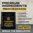 thumbnail image 3 of Top Shelf Grind Alpha Grind – Instant Maca Coffee for Men + Natural Energy + Brain Booster Nootropic for Ageless Clarity, Focus | Lean Muscle Building Growth & Size, 30SV, 3 of 5
