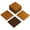 9PC Teak, variant on 27 PCS 12" x 12" Interlocking Composite Deck Tiles, Waterproof Outdoor & Indoor Flooring, Snap Together Anti-Slip Patio Balcony Pool Deck Tiles, Easy DIY Installation, Gray