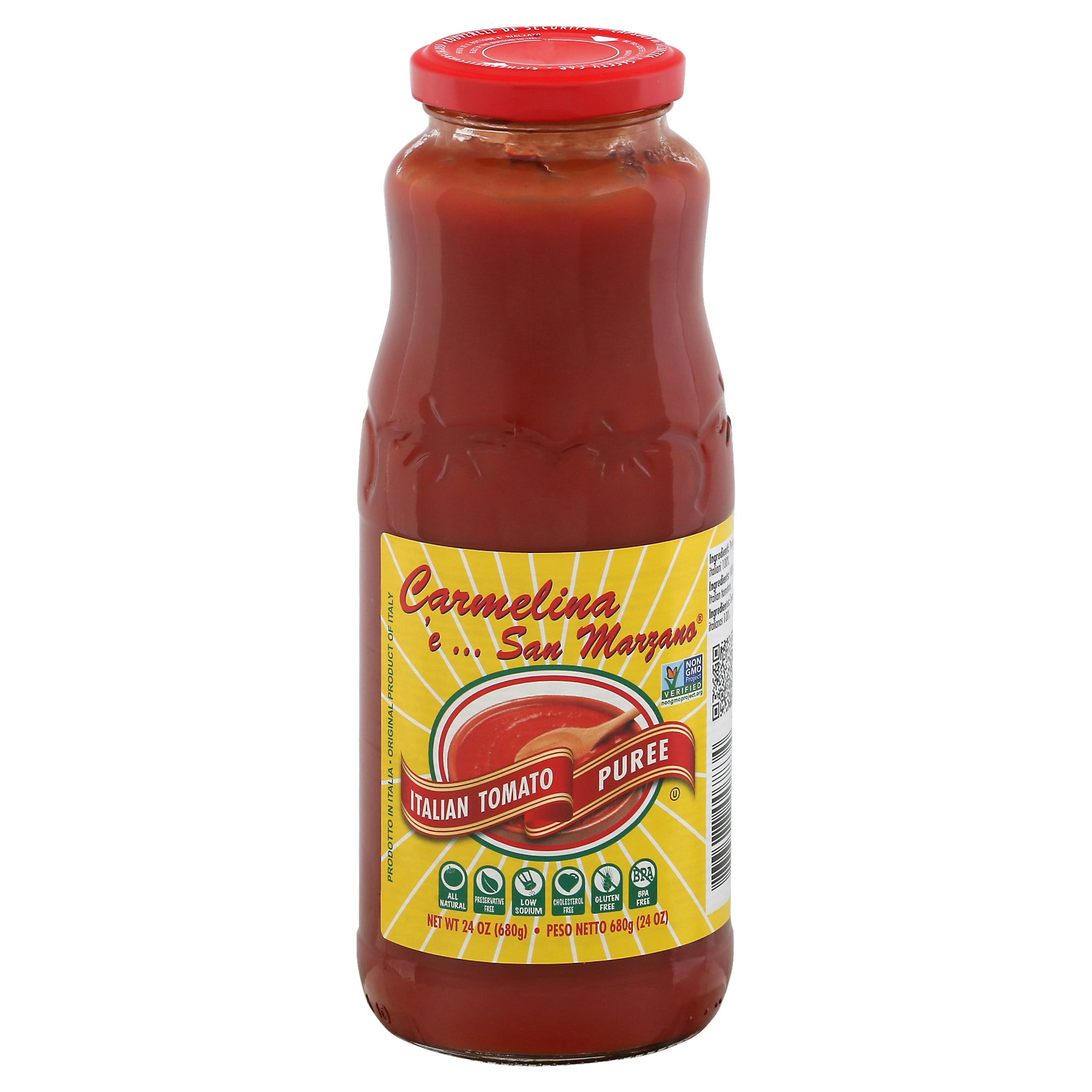 Carmelina San Marzano Tomato Passata 24.28 oz (Pack Of 12)