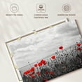 thumbnail image 6 of Elephant Stock Red Poppy Field Pop Wall Art - Horizontal Canvas Wall Art - Living Room Wall Decor - Floral And Botanical Canvas - Red And Gray Decor - 36" x 24", 6 of 8