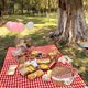 thumbnail image 3 of Hand Made Wicker Basket Wicker Camping Picnic Basket Shopping Storage Hamper And Handle Wooden Wick, 3 of 5