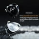 thumbnail image 4 of KZ Castor In Ear HiFi Auriculares 2DD Dinámicos de gama alta sintonizables IEM Auriculares in Ear Monitor Auriculares con puntas de espuma viscoelástica Cabel IEM desmontables para cantante músico DJ, 4 of 4