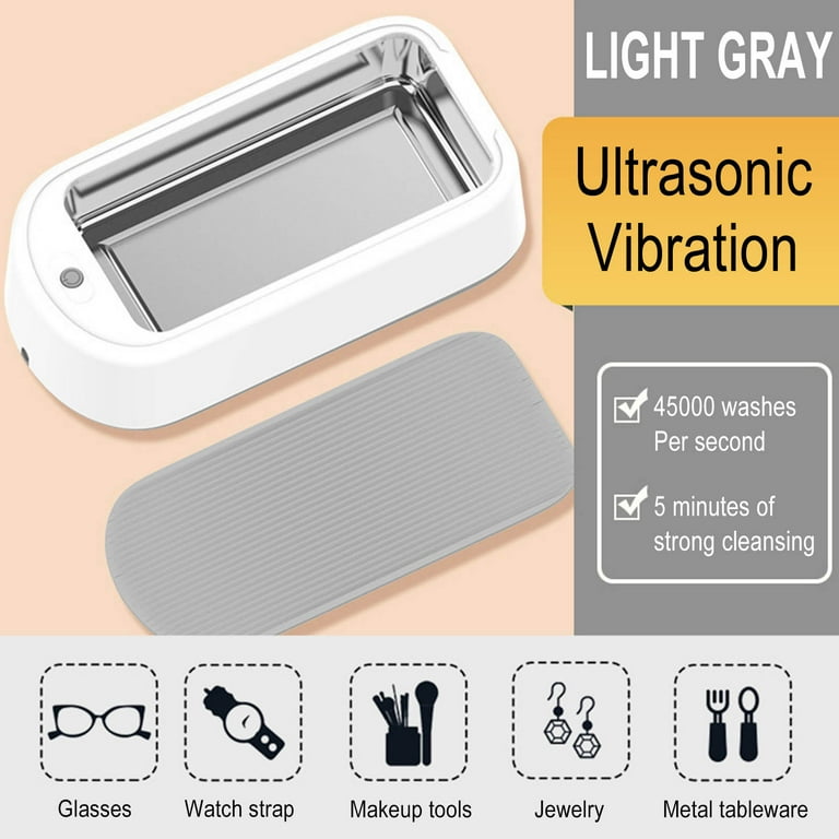 maxiaoxia Jewelry Cleaning Ultrasonic Machine with Timer, 40W 22oz