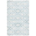 thumbnail image 2 of Safavieh  Handmade Ebony Asena Modern Wool Rug 5' x 8' - Ivory/Light Blue, 2 of 5