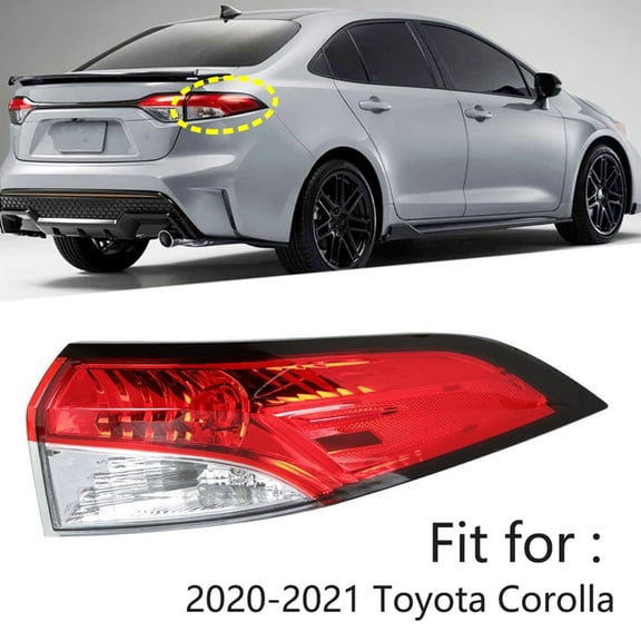 Tail Light Lamp Housing Assembly (Rear Right Passenger Side) Fit for Toyota Corolla 2020-2021