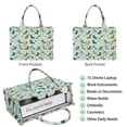 thumbnail image 2 of Large Capacity Tote Bag,Dachshund Dog and Pizza Handbag Fashion Luxury Tote Bag,15.7"x13"x 5.1" Inches,Laptop Compatible, 2 of 6