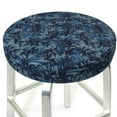 thumbnail image 3 of KLL Hawaiian Style Round Bar Chair Cushion Cover 12 inch ,Bar Stool Protector with Elastic, Soft Washable, 3 of 6