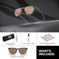 thumbnail image 3 of Oakley OO9286 Thurso Round Shaped Polarized Sunglasses for Men - Includes Official Eyewear Kit - Olive Ink Frame with Prizm Tungsten Lens, 3 of 5