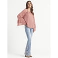 thumbnail image 6 of Jessica Simpson Women's and Women's Plus Daisy Fitted Flare Jeans, 30.5", 32.5", and 34.5" Inseams, Sizes 2-26W, 6 of 6