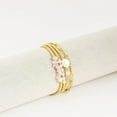 thumbnail image 2 of Dainty Gold Pearl Crystal Beaded Bracelets Set for Women 14K Real Gold Plated Bead Pearl Crystal Beads Bracelet Stake Paperclip Link Chain Bracelets Gold Bracelets for Women Trendy Jewelry, 2 of 6