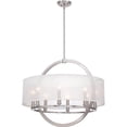 thumbnail image 3 of Quoizel Portland Pendant with 8 Lights in Brushed Nickel, 3 of 4
