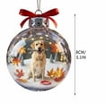 thumbnail image 3 of Cute Dog Acrylic Ornament - 2D Flat Puppy Tags for Christmas Tree, Year-Round Pet Lover Gift Car Mirror Wreath Window Hanging Keepsake, 3 of 5