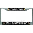 thumbnail image 1 of Cadre de Plaque d'Immatriculation Royal Canadian Navy Commodore Chrome, 1 of 1