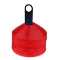 thumbnail image 1 of de 50 Conos, Conos de Tráfico, Conos para Fútbol, ​​Fútbol Americano, Baloncesto, Deportes rojo, 1 of 9