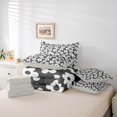 thumbnail image 6 of Homewish Romantic Flowers 7-Piece King Bedding,Watercolor Floral King Bed in a Bag,Gray White,Light Gray Reversible, 6 of 8