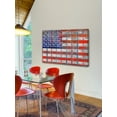 thumbnail image 5 of Parvez Taj "Bold Red Stripes" Print on Canvas, 5 of 7