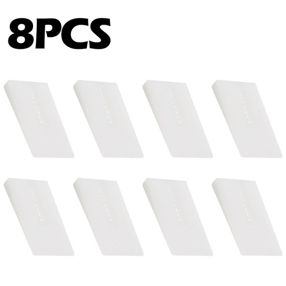Bgsha Plastic Shims 8 Pack Table Wedge Clear Toilet Shim, Levelers Adjustable Blocks Furniture Shims Wedges, Hot Tub Restaurant Appliance Shims for Leveling Feet, Trimmable Fix Highest Side
