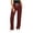 #07 Wine 【Mix, Match & Rotate: Stock Up on Daily Colors】, variant on Women's Soft Fabric Yoga Pants with Pockets, Elastic Waist High Stretch Casual Fit, Solid Color Pants for Women, Workout Lounge Sports, Athletic Trousers | VerBelle,Army Green L