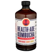 Health Ade Organic Blood Orange Carrot Ginger Kombucha, 16 Fluid Ounce - 12 per case.