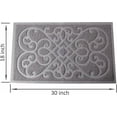 thumbnail image 6 of PetLike XL Cat Litter Trapping Mat, Thick Durable Waterproof  Washable , Non-Slip Backing,  Soft on Paws ,  Easy to Clean, BPA Free (Light Grey), 6 of 7
