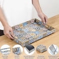 thumbnail image 5 of Coffee Table Trays for Living Room Serving Tray with Handles, Modern Large Tray for Ottoman Coffee Table, 5 of 7