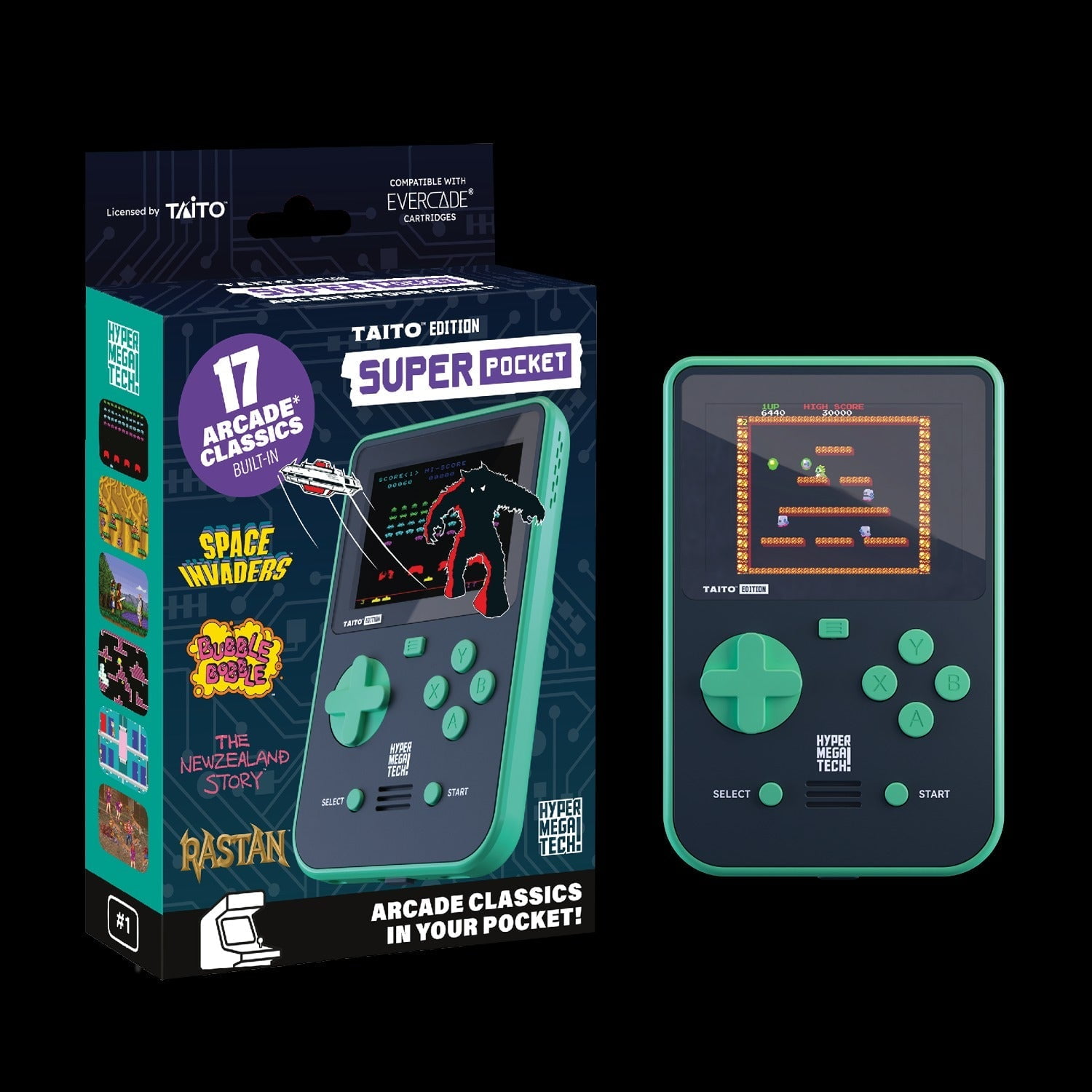 Hyper Mega Tech! Taito Super Pocket [Retro System] - Walmart.com