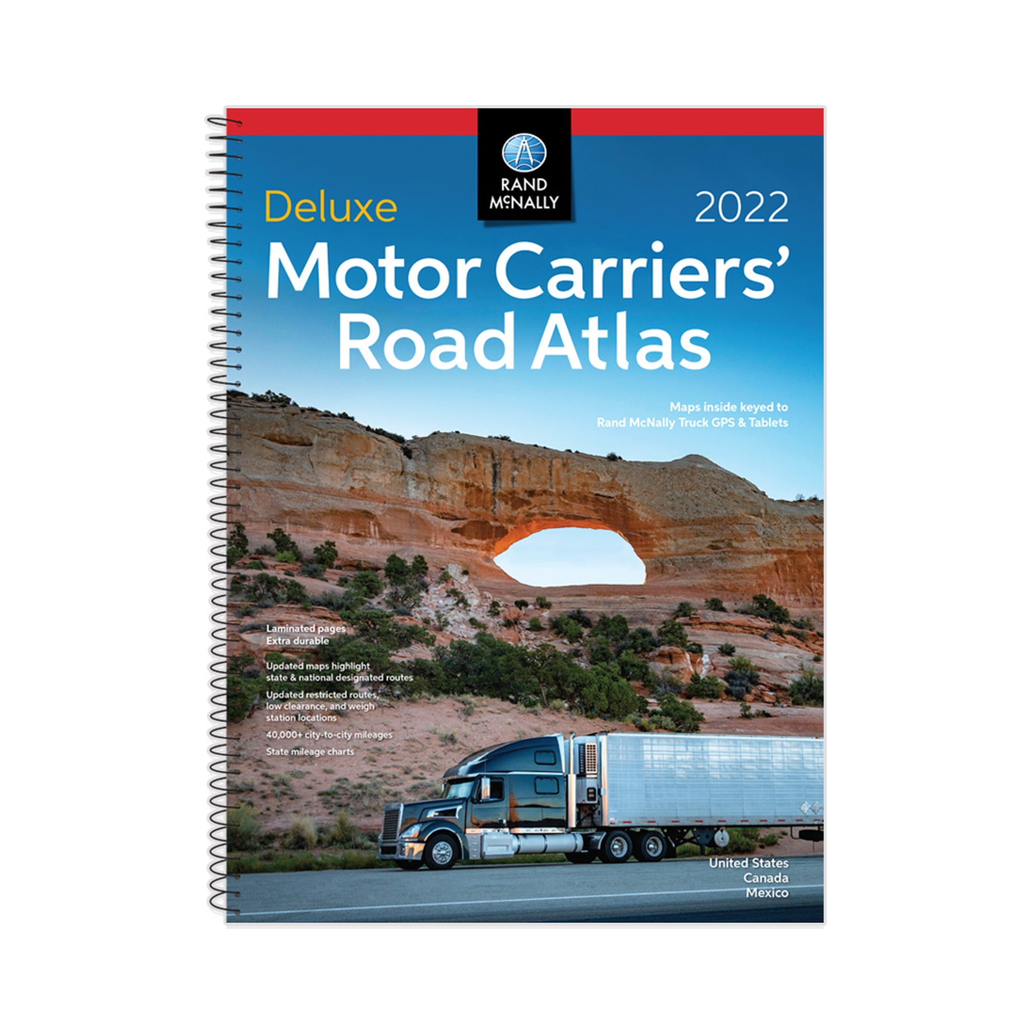 Rand McNally 2022 Deluxe Motor Carriers' Road Atlas