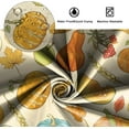 thumbnail image 6 of 72x72 Inch Fall Thanksgiving Extra Long Shower Curtain Autumn Harvest Farmhouse Bath Curtain Thanksgiving Themed Fabric Shower Curtains for Kids Bathroom Decor Waterproof with Hooks, 6 of 6