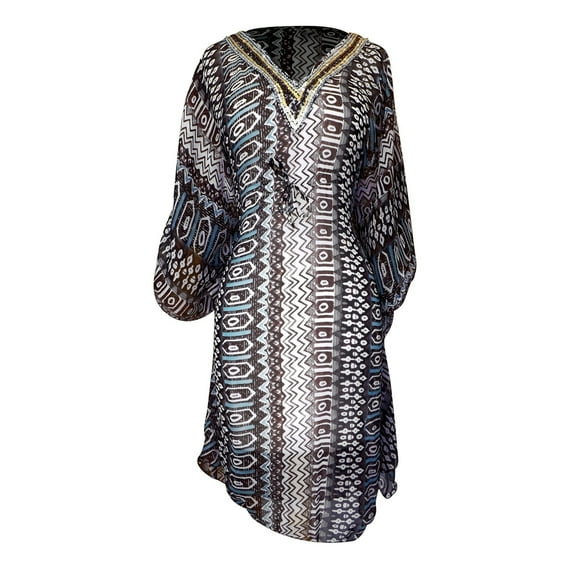 Tunic Tops Caftan Kaftan Cover Up Summer Tunic Shirts Dress