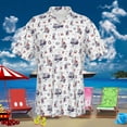 thumbnail image 2 of Disney Cruise Hawaiian Shirt for Dad, Nautical Mickey Button Up Shirt with Pocket, Summer Family Vacation Shirt, 2 of 6