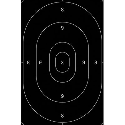 TARGETページ Champion Law Enforcement B-27 Green Silhouette Paper Targets