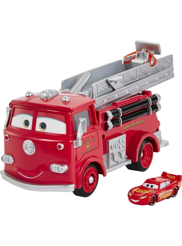 Disney/Pixar Cars Stunt and Splash Red with Exclusive Color Change Lightning McQueen Vehicle