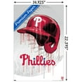 thumbnail image 3 of MLB Philadelphia Phillies - Drip Helmet 22 Wall Poster, 14.725" x 22.375", 3 of 4