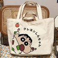 thumbnail image 4 of Sanrio Pochacco-Bolso de lona de alta capacidad, bolsa de un solo hombro portátil con cremallera para teléfono móvil, regalo antipérdida para novia, 4 of 4