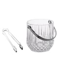 thumbnail image 4 of RENACLIPY Portable Clear Plastic Ice Bucket with Lid and Tongs 2-Piece Set for Parties and Outdoor Use, 4 of 6